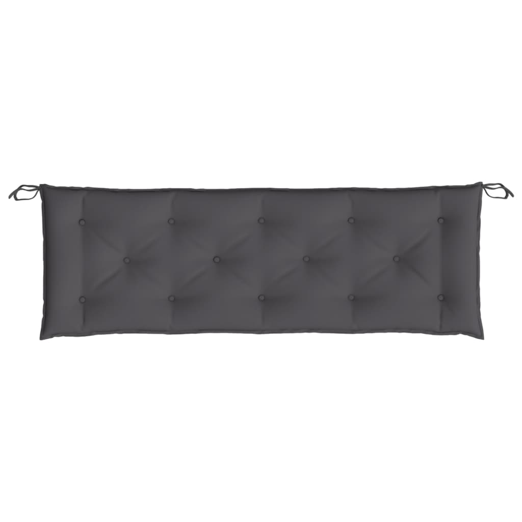 Garden Bench Cushion Anthracite 150 x 50 x 7 cm Oxford Fabric