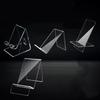 Acrylic Desktop Transparent Cell Phone Holder Lazy Phone Stand Clear Rack For iPhone 16 15 14 13 12 Samsung S25 S24 Xiaomi Mount