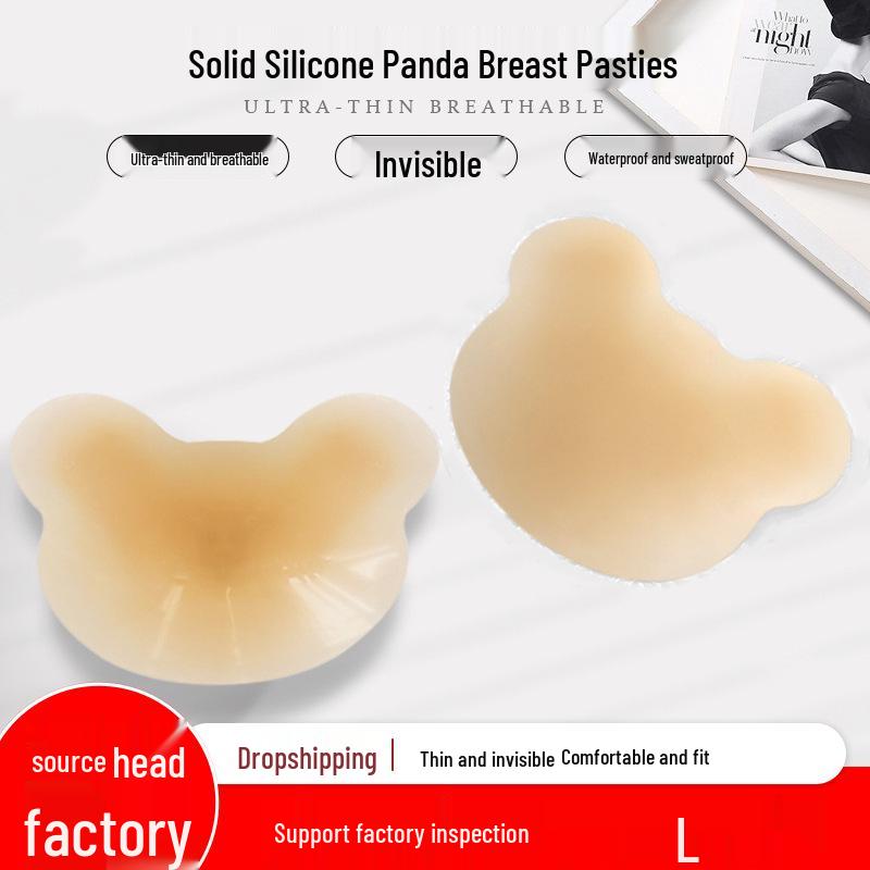 

Silicone Lift Pasties for Wedding Dresses - Bear Ear Design Nipple Covers Large