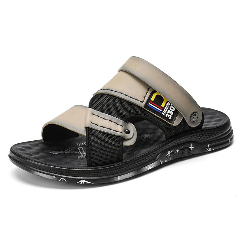 Adult Leather Men's Sandal Summer Shoes for Men Outdoor Sandals Trend 2024 Original Brands Shoes Comfortable Man Sandal Trending