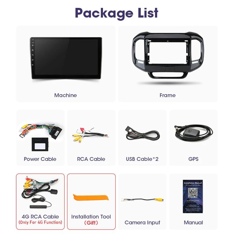 2 Din Android 12 Car Radio ForFiat Toro 2017 - 2025 Multimedia Video Player Navigation GPS 4G Carplay Auto Stereo QLED Head Unit