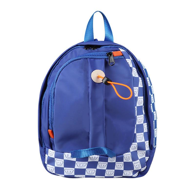 Trendy Dual Shoulder Bag With Checkerboard Pattern For Kids In Vibrant Candy Colors