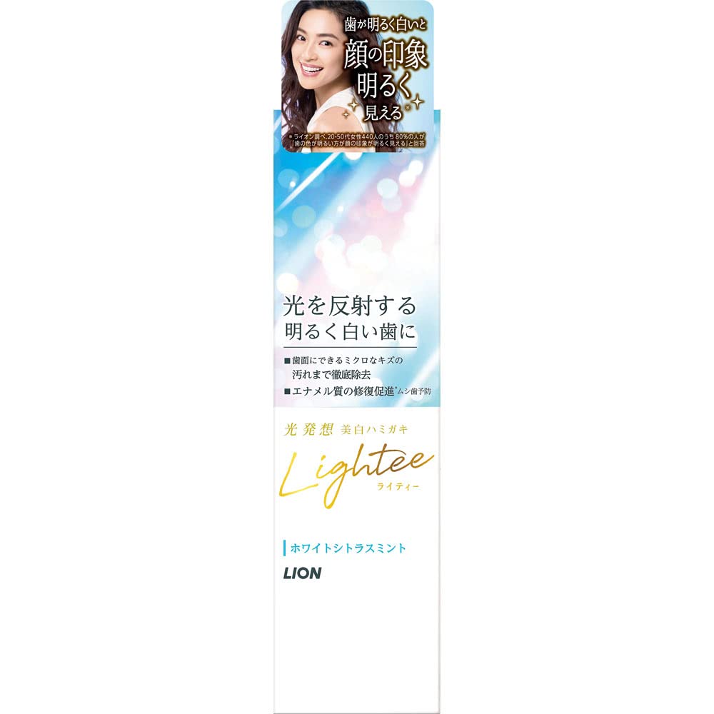 

[Set of 2] Lightee Toothpaste White Citrus Mint 100g