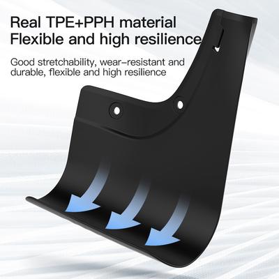 For Tesla Model 3 Model Y 2022 2023 Front and Rear Dedicated TPE Mudguard Car