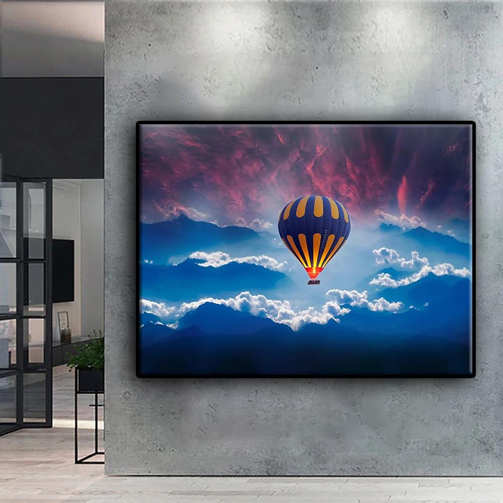 5D Diy Diamond Painting Hot Air Balloon Cross Stitch Full Diamond Embroidery Mosaic