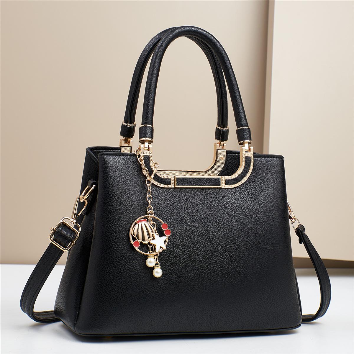 

2024 Ручная сумка с текстурой на одно плечо чёрный