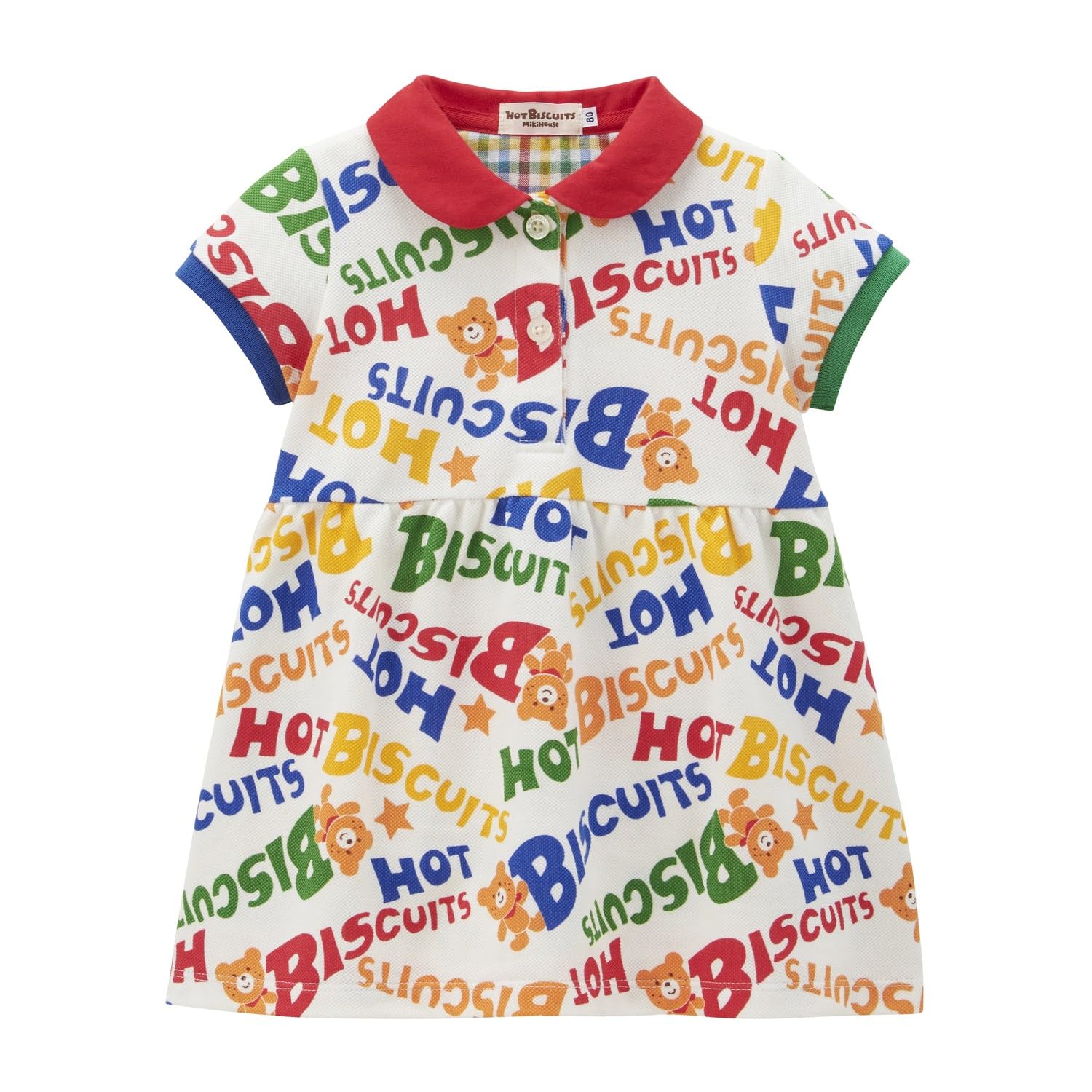 

HOUSE Hot Polo Shirt Dress Girls Baby Clothing Multicolor 80cm [MIKI Biscuits] Детская 72-1901-684