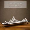 Chinese Zen Rockery Ornament: Snow Mountain Landscape for Tea Ceremony or Living Room Decoration