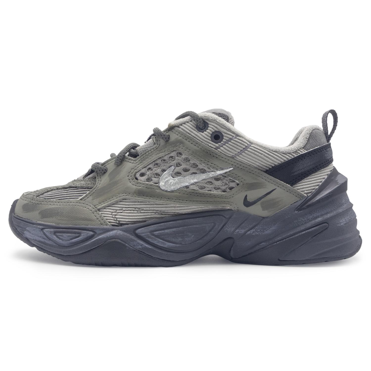

Nike M2K Tekno Abrasion Resistant, Balance, Lightweight, Height Increasing Low top Chunky Sneakers Unisex Gray BV0074-001(Team322-) 40