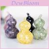 Resin Filled Natural Crystal Gourd Ornaments For Home Decor Gift Ideas