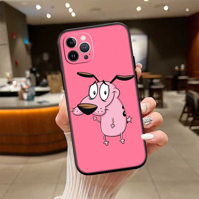 RE15 C-Courage C-Cowardly D-Dog New High-End Shell Phone Case for OPPO A3 Pro A72 A74 A76 A77 A77S A78 A79 A94 A95 A18 A40M A58