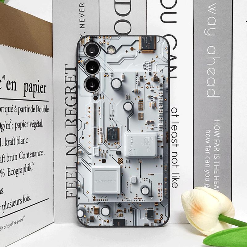 

2D Imitation Circuit Board Pattern Phone Case for OnePlus 12 13 R 11 10 9 8 Pro Nord 4 N100 CE3 CE2 ACE2 ACE3 Soft Cover Fundas OnePlus Nord 2T