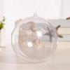 Clear Baubles 3.9in Diameter High Transparency Safe Plastic Hanging Hole Christmas Fillable Balls For DIY Decoration