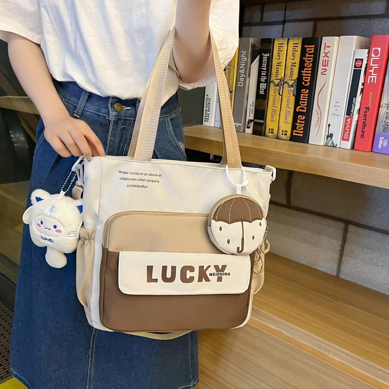 Torba na ramię dla uczniów szkoły podstawowej Damska torba typu tote Duża pojemność Torba na podręczniki do klasy