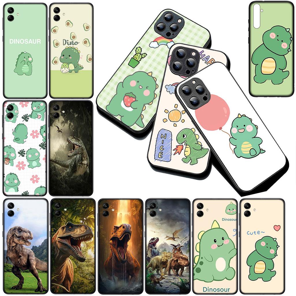 Protective Cover for Samsung Galaxy S24 S25 S23 FE Ultra Plus S7 Edge S25+ S23+ A56 5G Casing Phone Case Anime DinosaurS