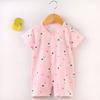 Newborn Baby Clothing Boy Girl Baby Clothes Items Cotton Bodysuit Summer Short Sleeve Romper Infant Toddler Sleepwear