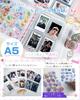 GOKEI A5 Fluffy and Cute Sticker Book for Lightweight Sticker Planner 20 2 Desk PP Card Animal Card Memo Album Oshikatsu, [1 Binder, Refills, Pads],