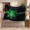 Couverture polaire personnalisée du Werder Brême FC avec logo de football, texte de nom personnalisé, couverture jetée douce et chaude pour la maison