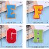 26Pcs English Alphabet Towel Embroidery Mixed Color Patch Handmade Repair For Clothes Accessories