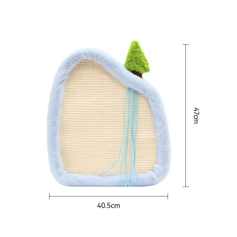 

Sisal Cat Scratch Pad Vertical Peel-Stick Sofa Protector Heavy-Duty Zero-Shedding Wall Corner Furniture Shield