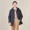 Terroman Unisex Winter Hooded Goose Down Puffer Jacket