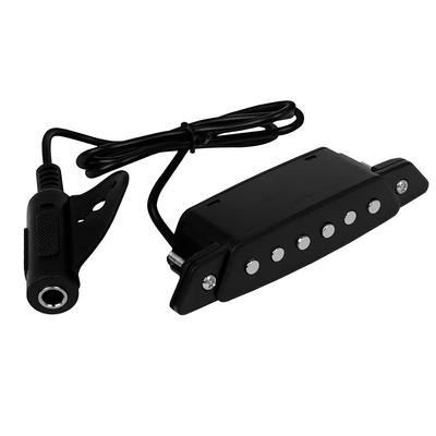 Kein Stanzmagnet Schallloch Akustikgitarren-Tonabnehmer mit Tail Pin Audio-Ausgang