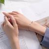 S925 Sterling Silver Double Star Layered Bracelet - Korean Style, Versatile Design, Perfect Gift for Girlfriend