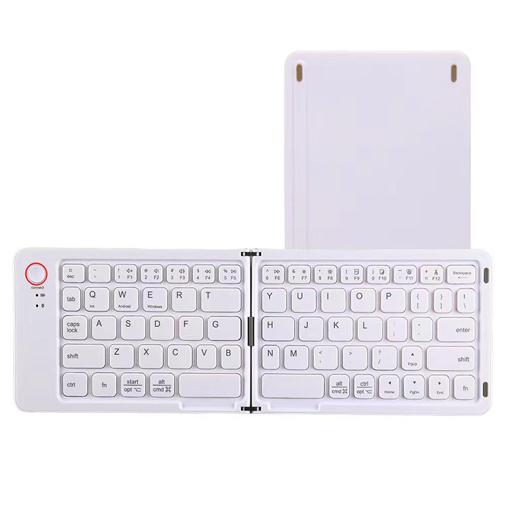 Portable Foldable Wireless Bluetooth Keyboard for Laptop and Mobile Office Use