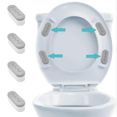 Cuscinetti ammortizzanti universali per sedili, accessori per il bagno, guarnizione per copriwater, paraurti per sedile del water, autoadesivi
