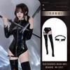 Sex Underwear Uniform Corset Tight Mirror PVC One-piece Leather Jacket Patent Leather Zipper Pants Bright Leather Jacket Odorless