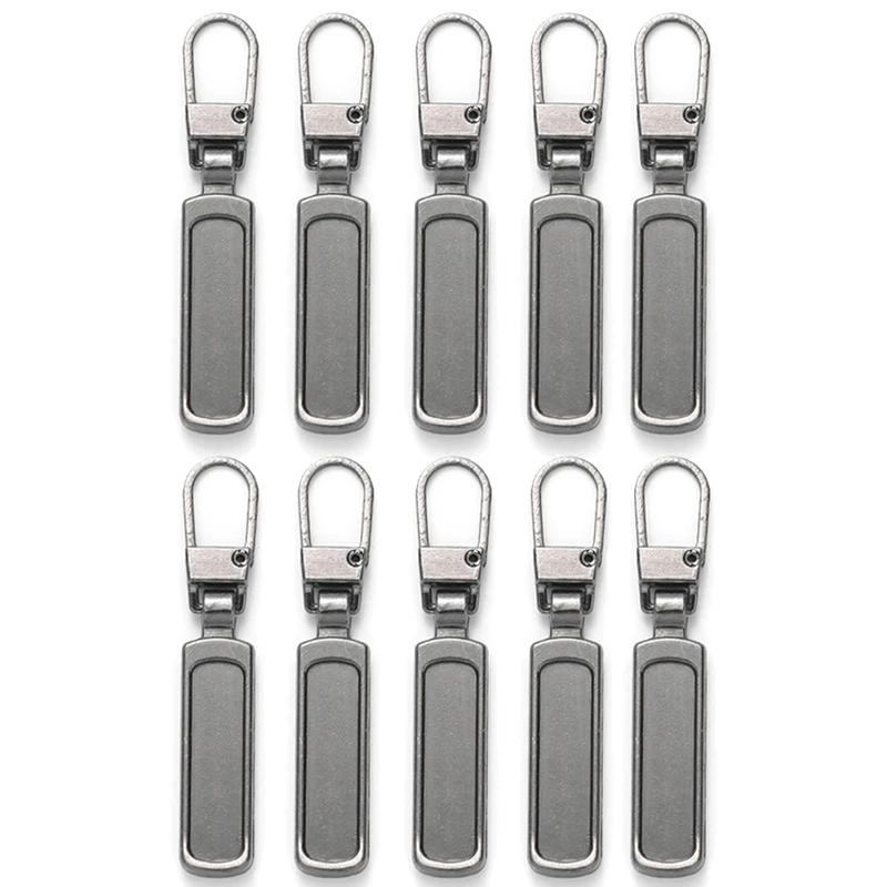 1/30x Universal Metal Zipper Puller Replacement Instant Repair Kit Detachable Luggage Purses Clothing Zipper Slider Puller Tools