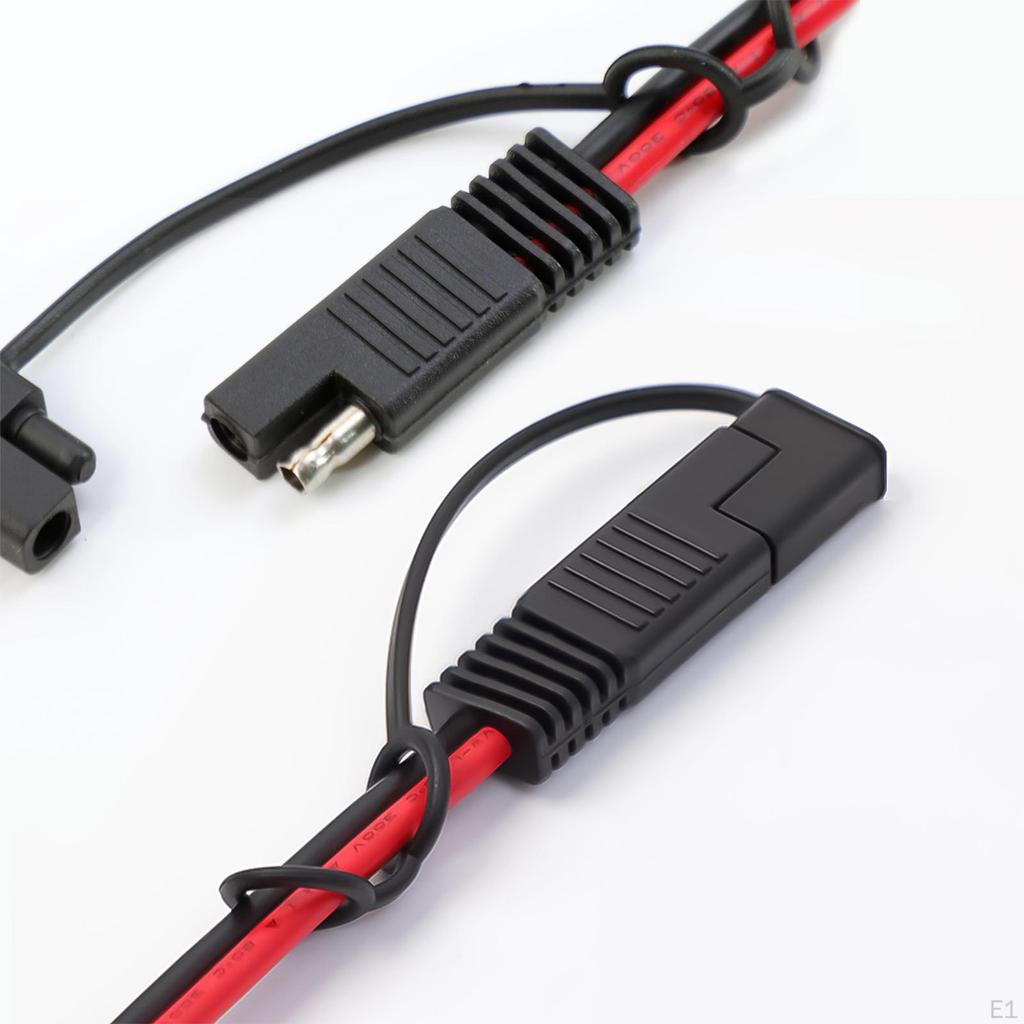 2 Pieces 16AWG SAE Battery Connector Cable Terminal Wiring Harness Pin Plug Copper Wire for