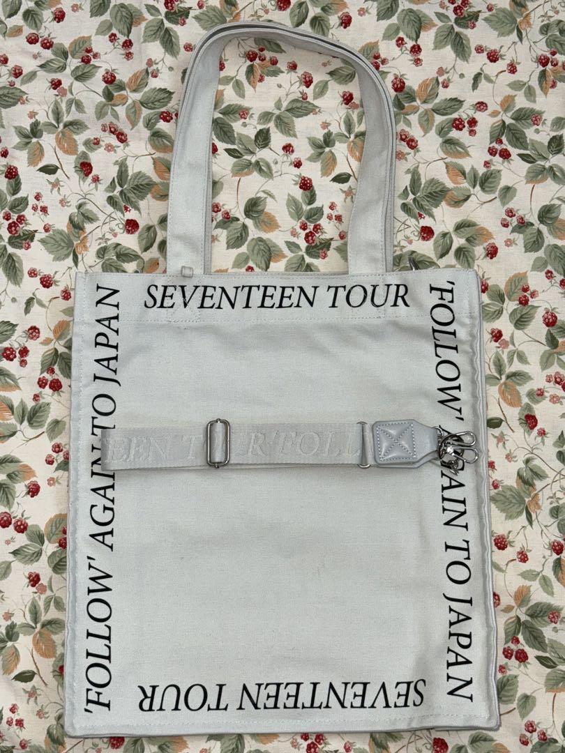 

[USED] SEVENTEEN TOUR FOLLOW AGAIN tote bag with strap