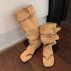 Mezzie Cool Boots Women's Summer 2025 New Summer Bohemian Inner Heightening Sandals Stack Boots