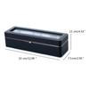 PU Leather Watch Storage Case 6 Girds Watch Suitcase Organizer Stylish Watch Display Box  Bracelets