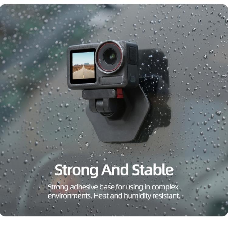 Helmet Camera Holder Compatible for Action 5Pro/4/3/2 Camera, 360°Rotating Joint and Adhesive Base for Outdoor Action Recording