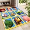 Toy Story Characters Carpet Rug Soft Washable Antislip Home Living Room Sofa Mats Personalized Christmas Rug