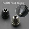 Mini Keyless Drill Chuck Adapter 0.3-3.4mm 1/4 Hex Shank for Easy Bit Changes Perfect for DIY Home Improvement ProjectsGood product