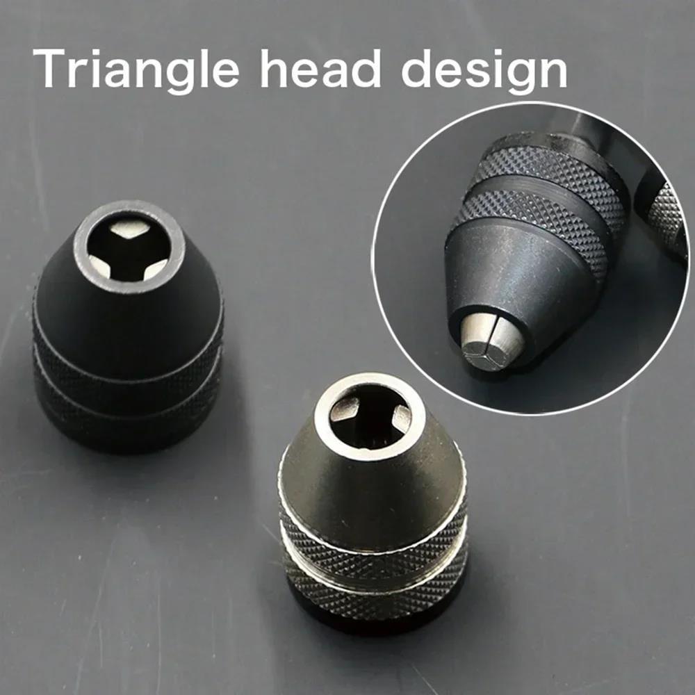 Mini Keyless Drill Chuck Adapter 0.3-3.4mm 1/4 Hex Shank for Easy Bit Changes Perfect for DIY Home Improvement ProjectsGood product