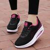 Air-cushion Women's Modern Dancing Shoes Breathable Knitted Casual Platform Shoes Jazz Rocker Shoes