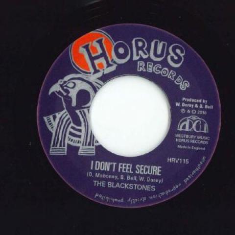 

7inch Record BLACKSTONES HORUS ALL STARS I Dont Feel Secure Dub HRV115 Horus 2018 UK Reggae Ska Dub Used