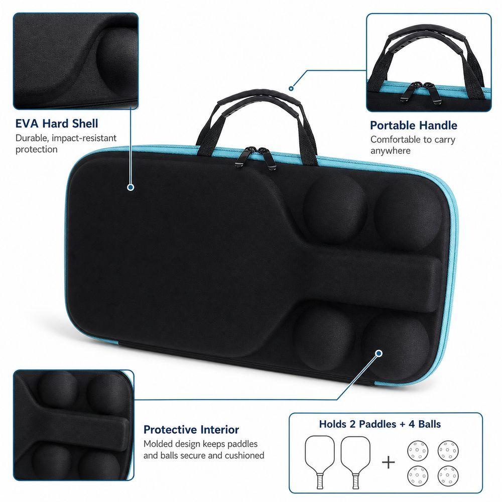 Waterproof Pickleball Racket Storage Bag Pickleball Paddle Carrying Case Pickleball Supplies