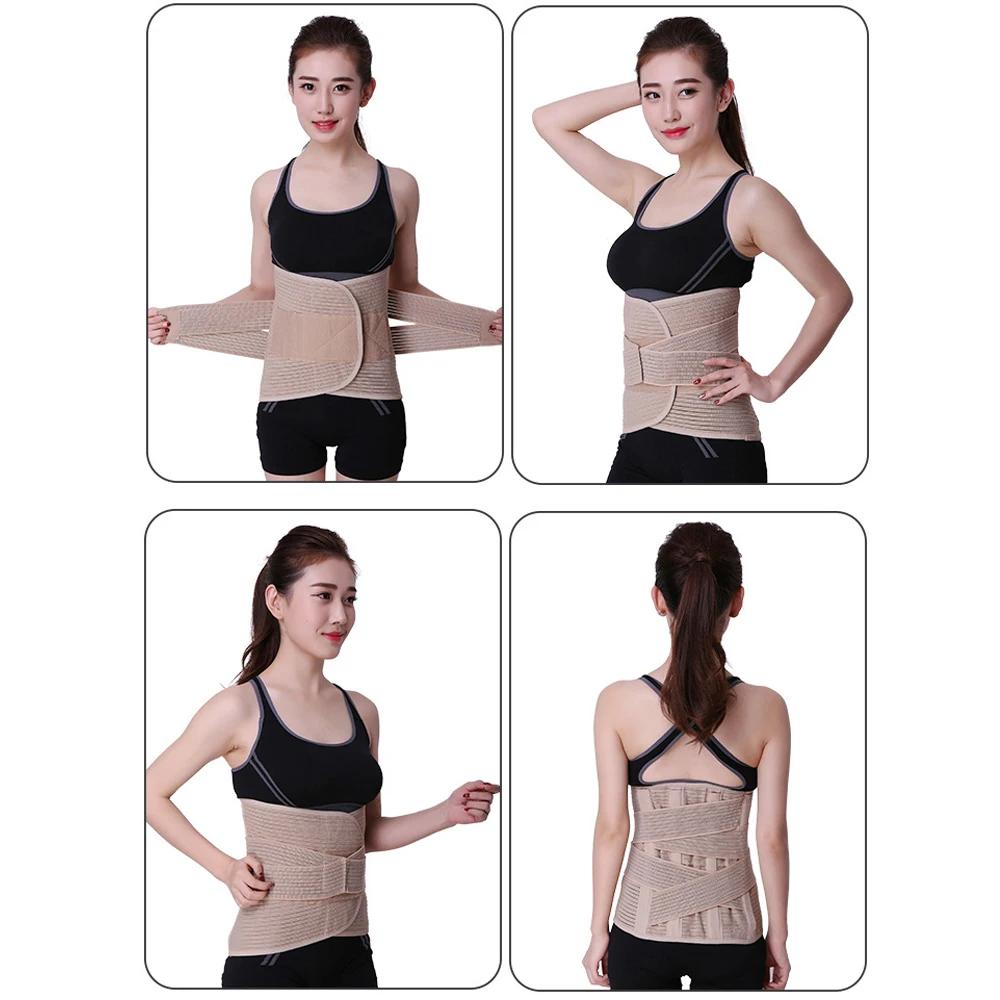 Verstellbarer komprimierter breiter Rückengurt, Taillenstützgurt – Entlastung für Männer und Frauen