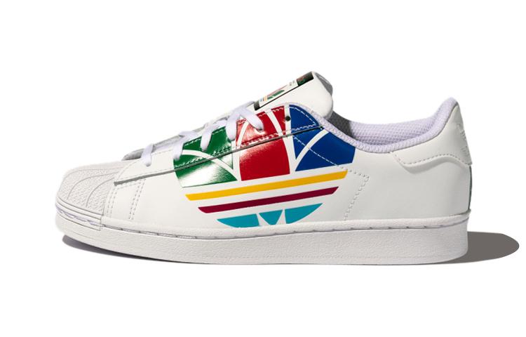 

Adidas Originals SUPERSTAR Pure C Comfortable Low top Skateboard Shoes White Children Aged 3 7 Years Old FW4008 28