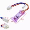 1Pcs Refrigerator Defrost Thermostat N12-5 Action Ac250V 10A Bimetal Defrost Thermostat Temperature Control Short Line 11Cm