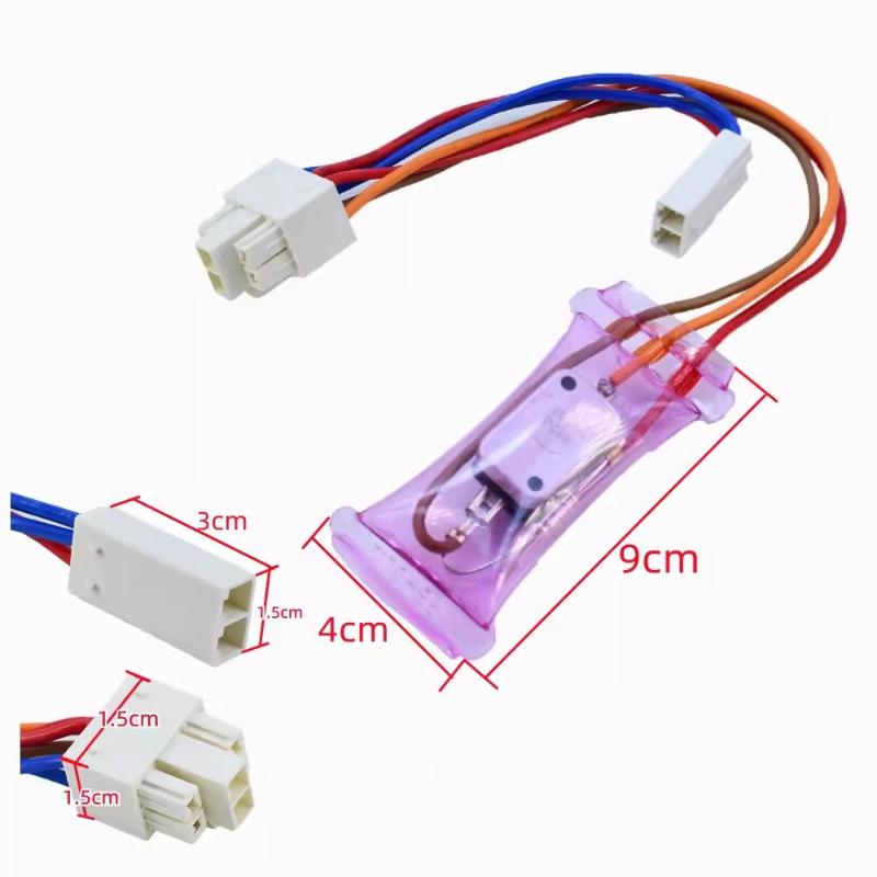 1Pcs Refrigerator Defrost Thermostat N12-5 Action Ac250V 10A Bimetal Defrost Thermostat Temperature Control Short Line 11Cm