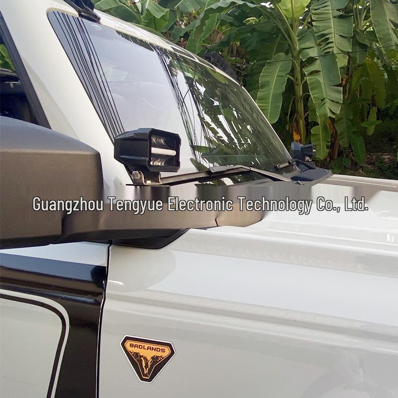Ford Bronco A-Pillar LED Spotlight Mount for Hood Modification