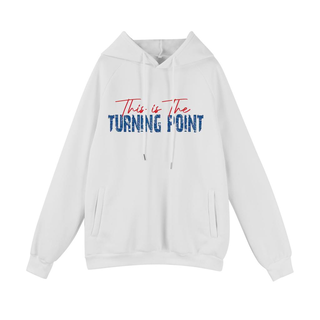 Men's Raglan Long Sleeve Hooded Sweatshirt