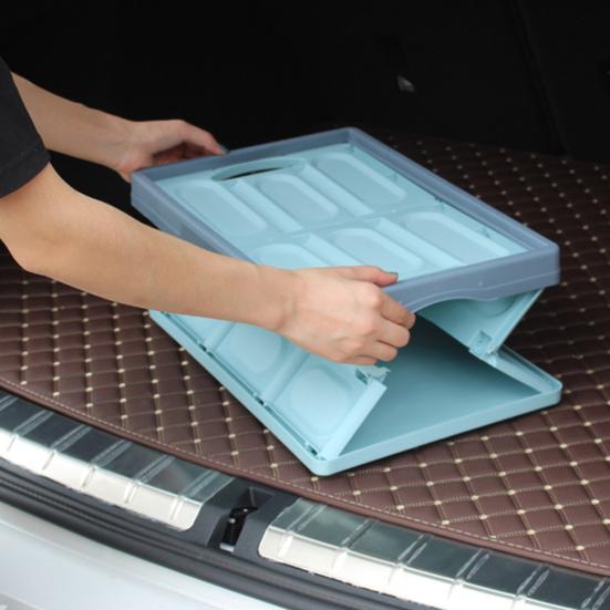 Portable Folding Car Storage Box Trunk Grocery Vehicle Auto Travel Container