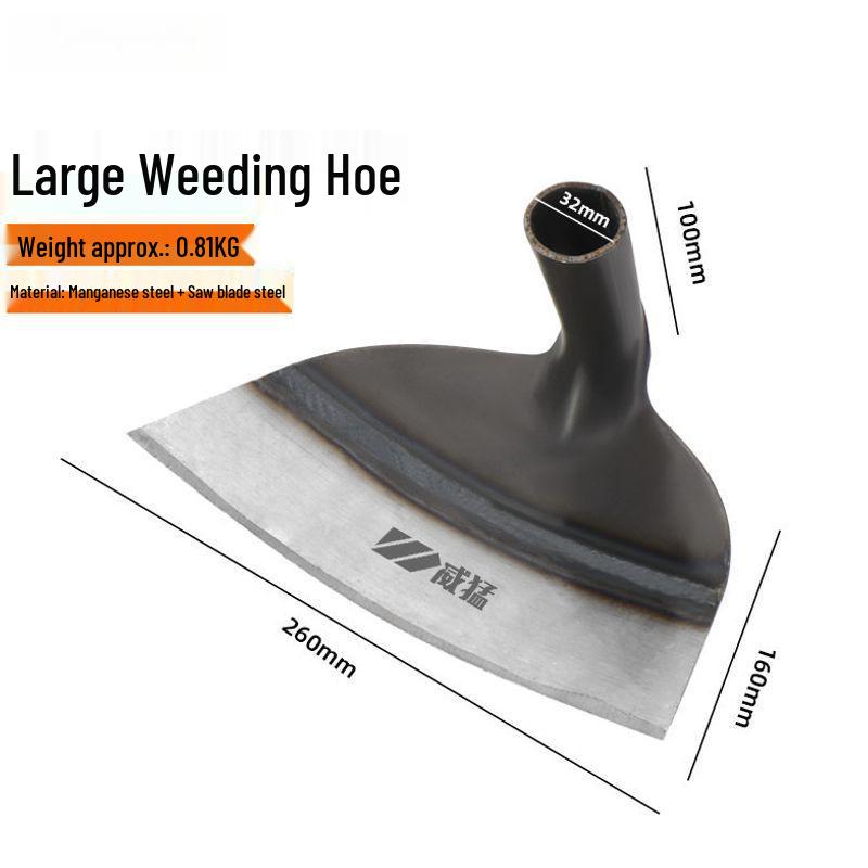 Efficient Weeding Hoe & Soil Digger - Welded, Wide, Durable Garden Tool